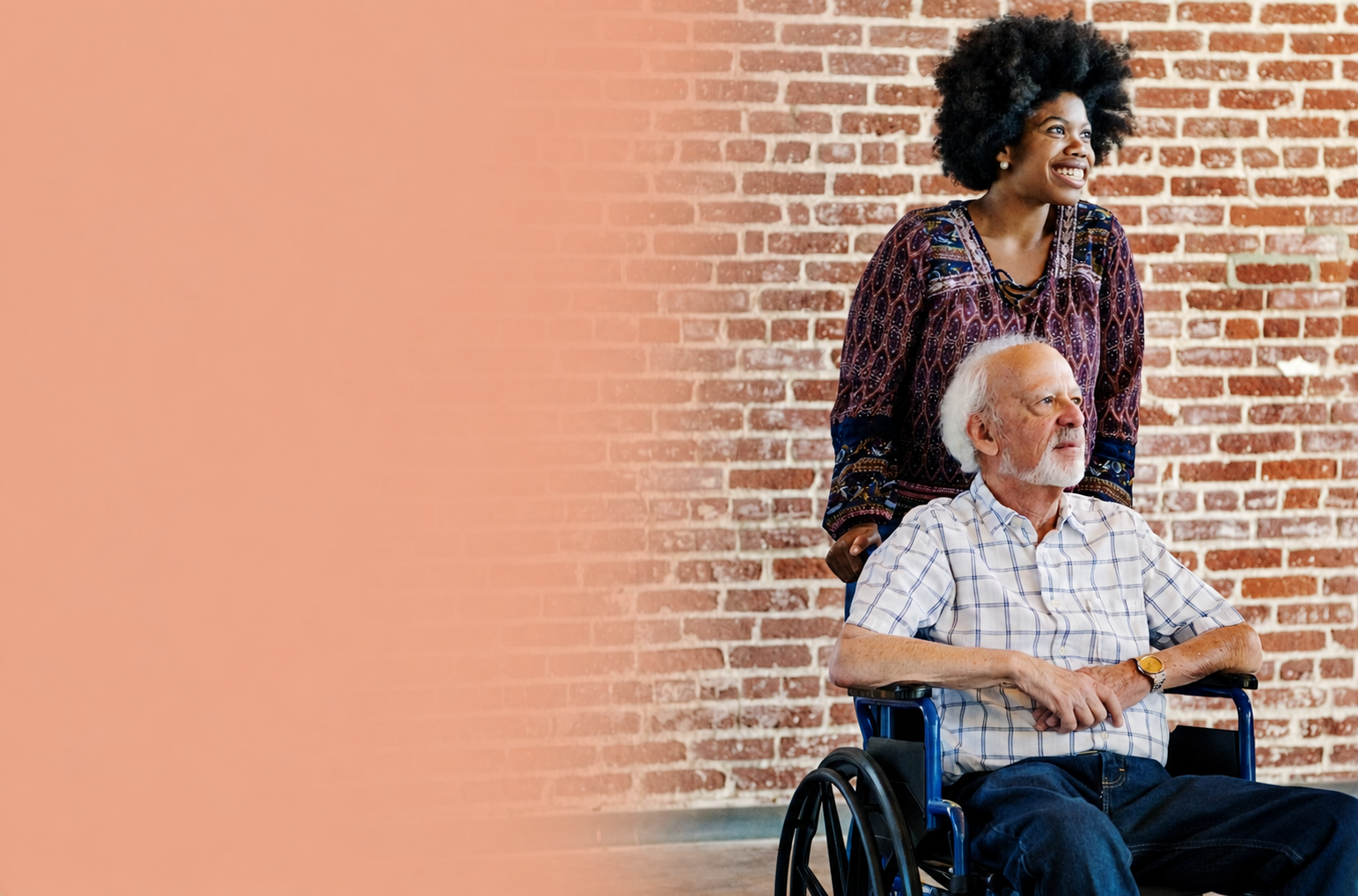 Family-centered in-home care and support for an older adult.